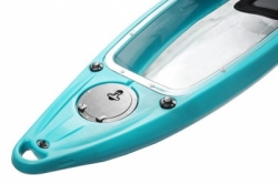 large VUE 2  CANOE SINGLE BOTTOM GLASS TRANSPARENT SEAT PADDLE 279CM X 74CM balidiveshop 5